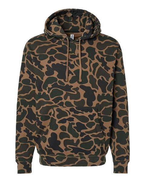 Independent Trading Co. IND4000 — Unisex Heavyweight Hooded Sweatshirt — Duck Camo front