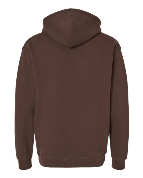 Independent Trading Co. IND4000 — Unisex Heavyweight Hooded Sweatshirt — Brown back