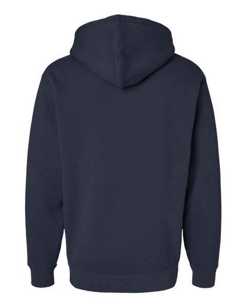 Independent Trading Co. IND4000 — Unisex Heavyweight Hooded Sweatshirt — Navy back
