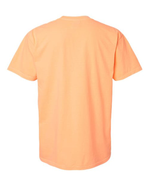 Comfort Colors 1717 — Unisex Garment-Dyed Heavyweight T-Shirt — Neon Cantaloupe back