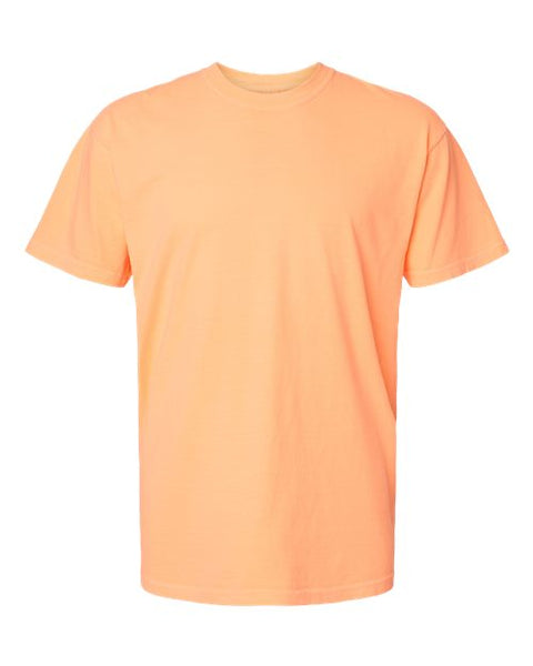 Comfort Colors 1717 — Unisex Garment-Dyed Heavyweight T-Shirt — Neon Cantaloupe front