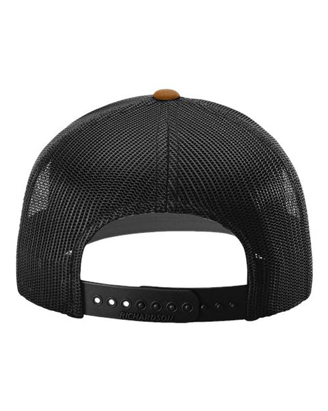 Richardson 112 — Snapback Trucker Cap — Carmel/ Black back