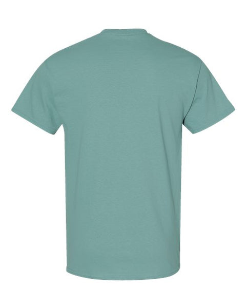 Gildan 5000 — Unisex Heavy Cotton™ T-Shirt — Aquatic back