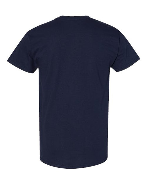 Gildan 5000 — Unisex Heavy Cotton™ T-Shirt — Blue Dusk back