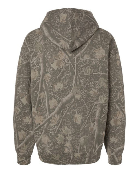 Independent Trading Co. IND4000 — Unisex Heavyweight Hooded Sweatshirt — Deadwood Tree Camo back