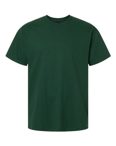 Gildan 5000 — Unisex Heavy Cotton™ T-Shirt — Fan Dark Green front