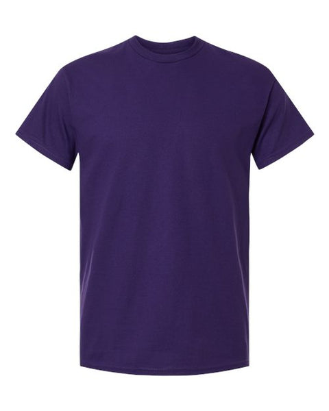 Gildan 5000 — Unisex Heavy Cotton™ T-Shirt — Fan Dark Purple front