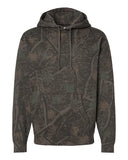 Independent Trading Co. IND4000 — Unisex Heavyweight Hooded Sweatshirt — Darkwood Tree Camo front