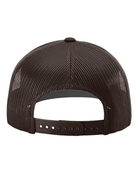 Richardson 112 — Snapback Trucker Cap — Coffee back