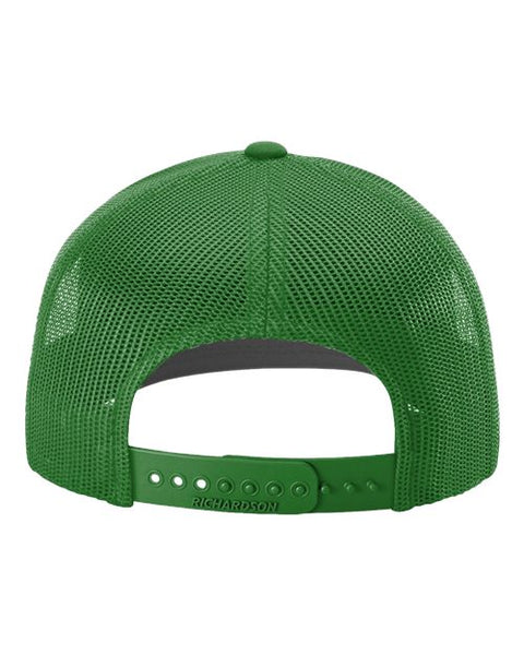 Richardson 112 — Snapback Trucker Cap — Kelly Green back