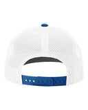Richardson 112 — Snapback Trucker Cap — White/ Royal CMB back