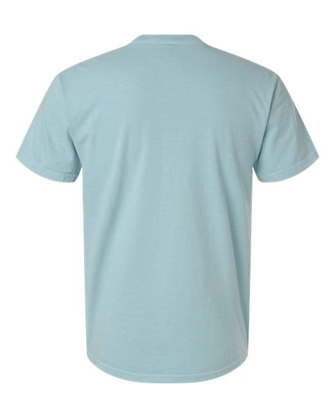 Comfort Colors 1717 — Unisex Garment-Dyed Heavyweight T-Shirt — Yankey Blue back