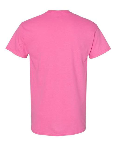 Gildan 5000 — Unisex Heavy Cotton™ T-Shirt — Azalea back