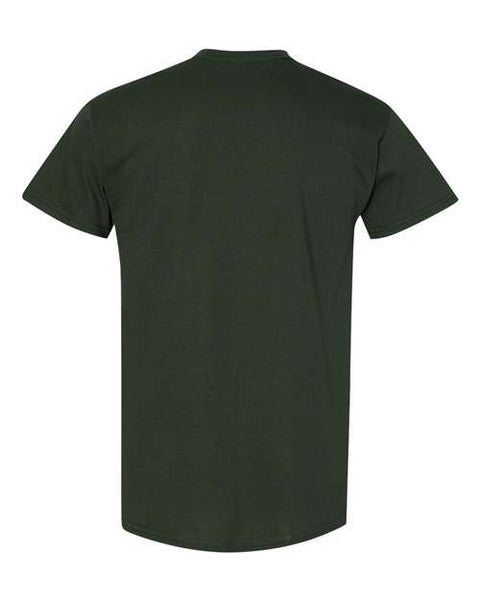 Gildan 5000 — Unisex Heavy Cotton™ T-Shirt — Forest Green back