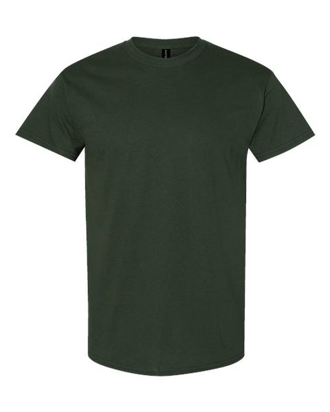 Gildan 5000 — Unisex Heavy Cotton™ T-Shirt — Forest Green front