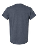 Gildan 2000 — Unisex Ultra Cotton® T-Shirt — Heather Navy back