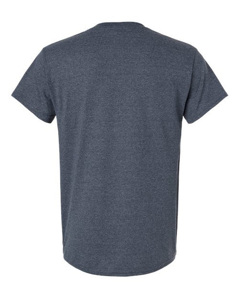 Gildan 2000 — Unisex Ultra Cotton® T-Shirt — Heather Navy back