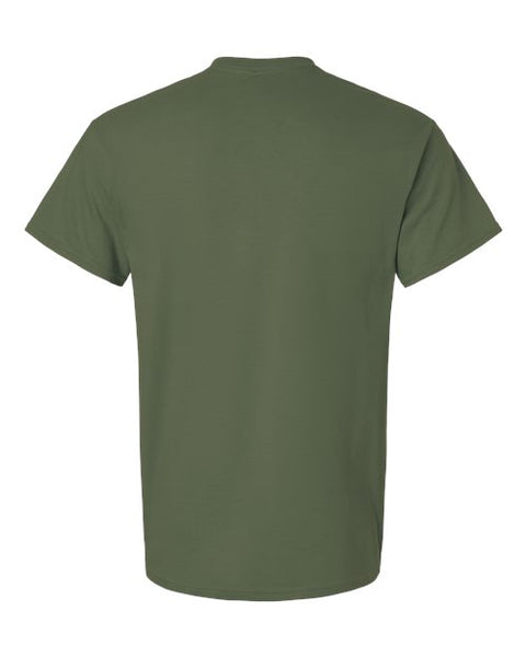 Gildan 2000 — Unisex Ultra Cotton® T-Shirt — Military Green back
