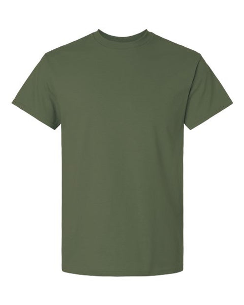 Gildan 2000 — Unisex Ultra Cotton® T-Shirt — Military Green front