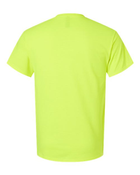 Gildan 2000 — Unisex Ultra Cotton® T-Shirt — Safety Green back