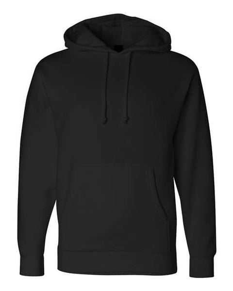Independent Trading Co. IND4000 — Unisex Heavyweight Hooded Sweatshirt — Black front