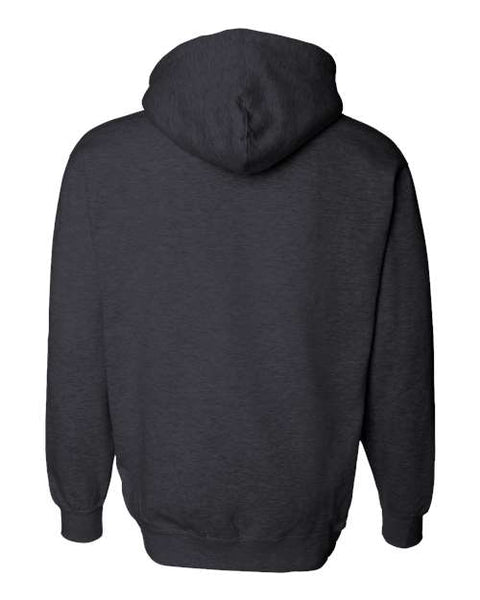 Independent Trading Co. IND4000 — Unisex Heavyweight Hooded Sweatshirt — Charcoal Heather back