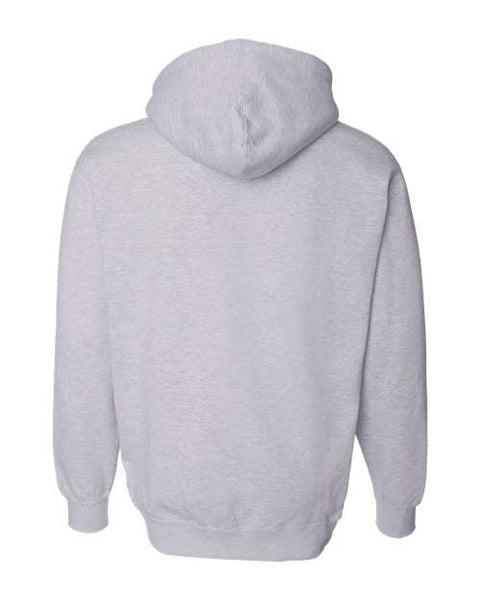 Independent Trading Co. IND4000 — Unisex Heavyweight Hooded Sweatshirt — Grey Heather back
