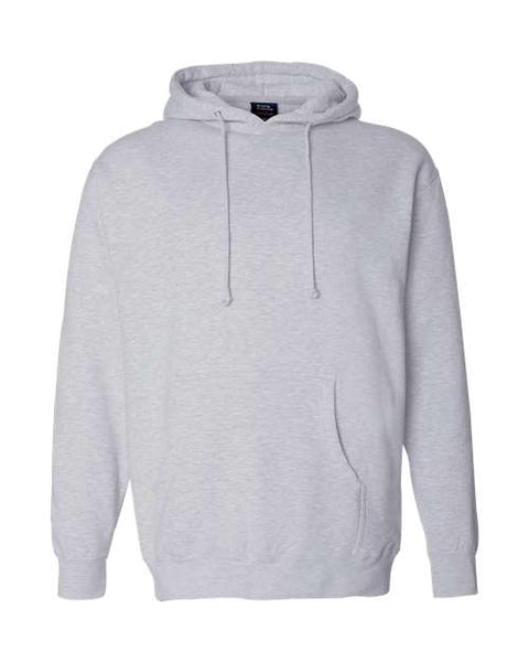 Independent Trading Co. IND4000 — Unisex Heavyweight Hooded Sweatshirt — Grey Heather front