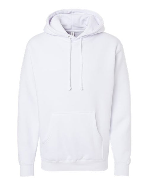 Independent Trading Co. IND4000 — Unisex Heavyweight Hooded Sweatshirt — White front