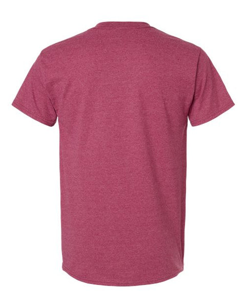 Gildan 2000 — Unisex Ultra Cotton® T-Shirt — Heather Cardinal back