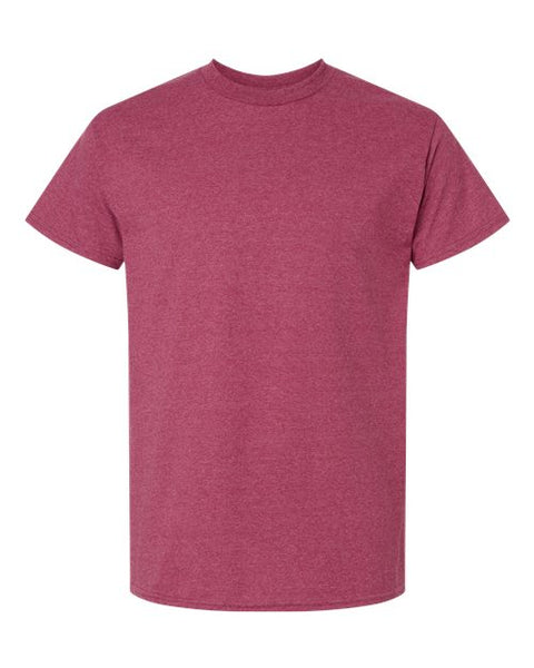 Gildan 2000 — Unisex Ultra Cotton® T-Shirt — Heather Cardinal front