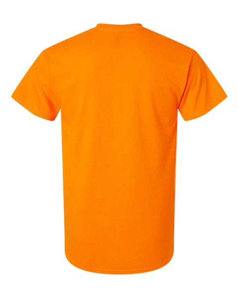 Gildan 2000 — Unisex Ultra Cotton® T-Shirt — Safety Orange back