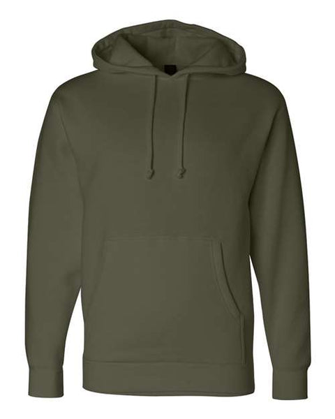 Independent Trading Co. IND4000 — Unisex Heavyweight Hooded Sweatshirt — Army front
