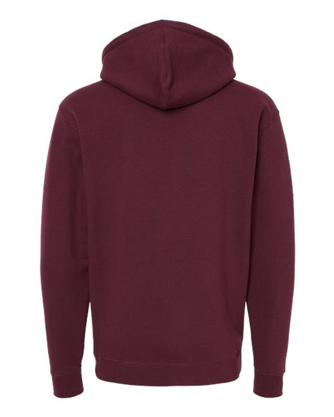 Independent Trading Co. IND4000 — Unisex Heavyweight Hooded Sweatshirt — Maroon back