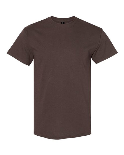 Gildan 5000 — Unisex Heavy Cotton™ T-Shirt — Dark Chocolate front