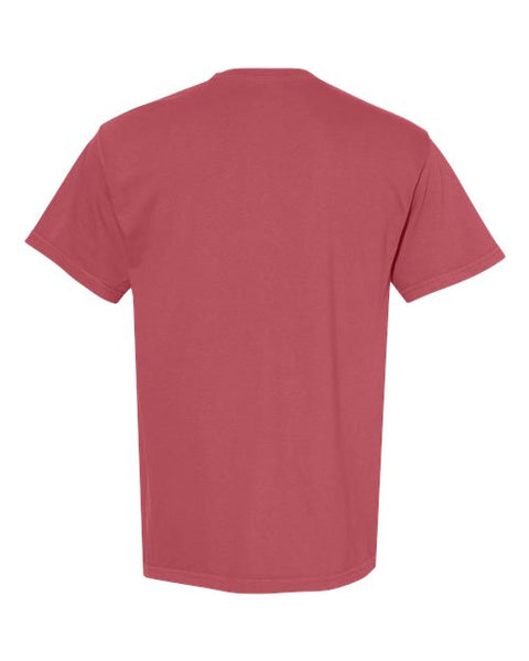 Comfort Colors 1717 — Unisex Garment-Dyed Heavyweight T-Shirt — Crimson back