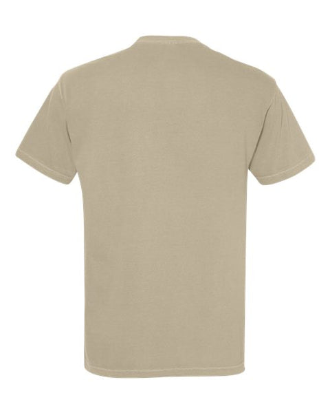 Comfort Colors 1717 — Unisex Garment-Dyed Heavyweight T-Shirt — Khaki back