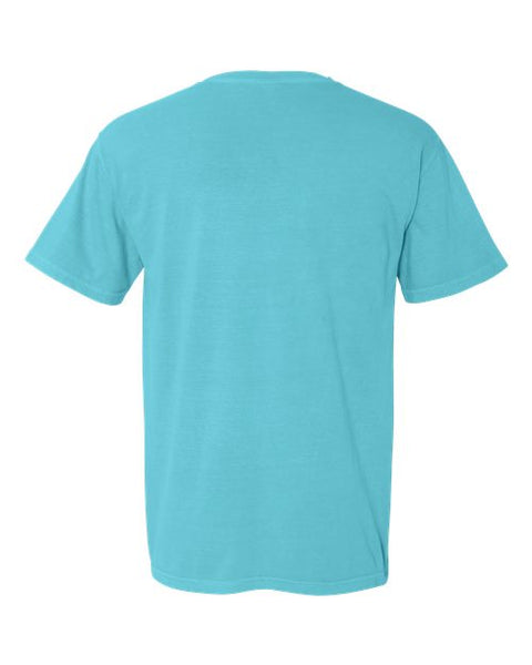 Comfort Colors 1717 — Unisex Garment-Dyed Heavyweight T-Shirt — Lagoon back