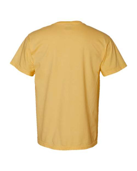 Comfort Colors 1717 — Unisex Garment-Dyed Heavyweight T-Shirt — Mustard back