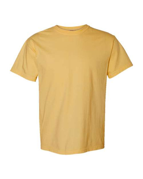 Comfort Colors 1717 — Unisex Garment-Dyed Heavyweight T-Shirt — Mustard front