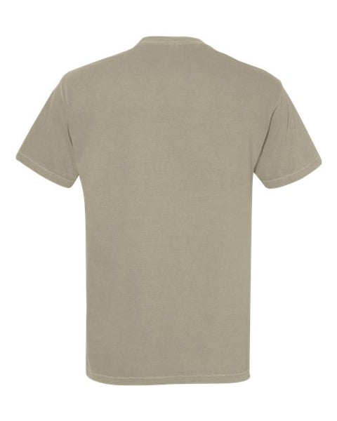 Comfort Colors 1717 — Unisex Garment-Dyed Heavyweight T-Shirt — Sandstone back