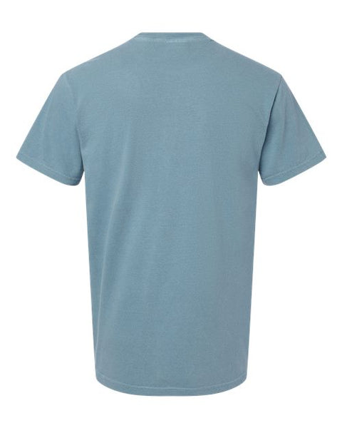 Comfort Colors 1717 — Unisex Garment-Dyed Heavyweight T-Shirt — Ice Blue back