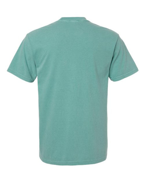 Comfort Colors 1717 — Unisex Garment-Dyed Heavyweight T-Shirt — Seafoam back