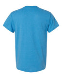 Gildan 2000 — Unisex Ultra Cotton® T-Shirt — Heather Sapphire back
