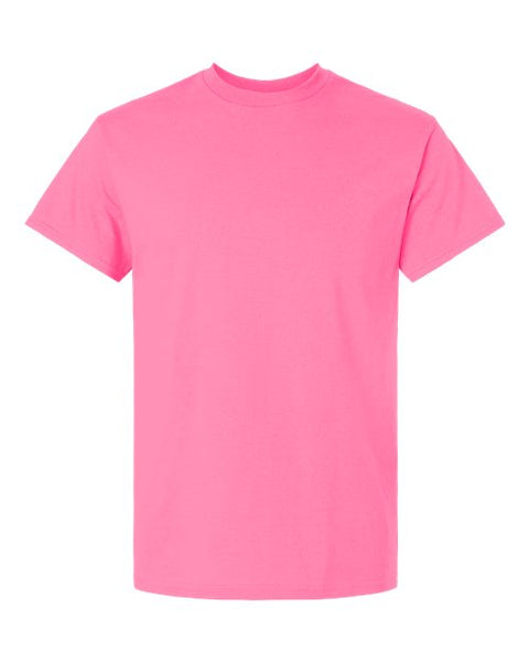 Gildan 2000 — Unisex Ultra Cotton® T-Shirt — Safety Pink front