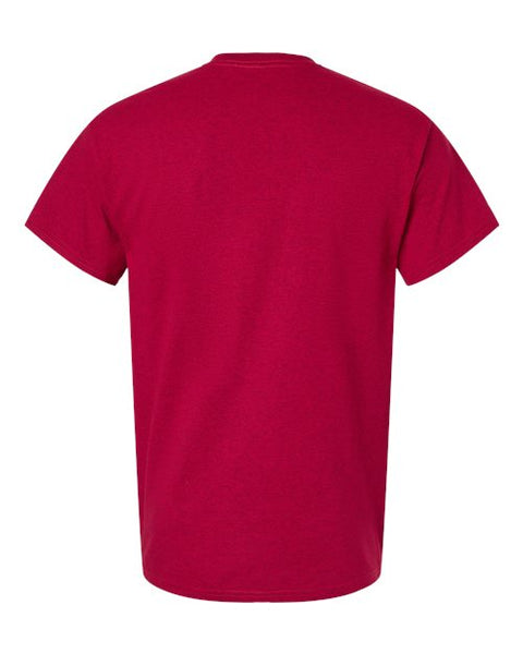 Gildan 2000 — Unisex Ultra Cotton® T-Shirt — Antique Cherry Red back