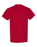 Gildan 5000 — Unisex Heavy Cotton™ T-Shirt — Antique Cherry Red back