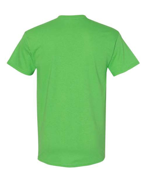Gildan 5000 — Unisex Heavy Cotton™ T-Shirt — Electric Green back