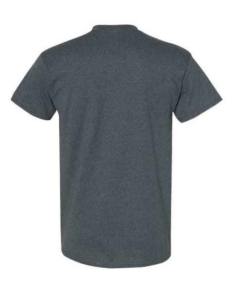 Gildan 5000 — Unisex Heavy Cotton™ T-Shirt — Dark Heather back