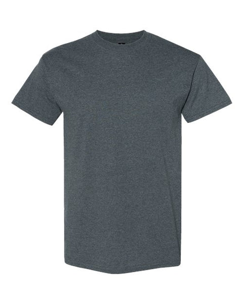 Gildan 5000 — Unisex Heavy Cotton™ T-Shirt — Dark Heather front